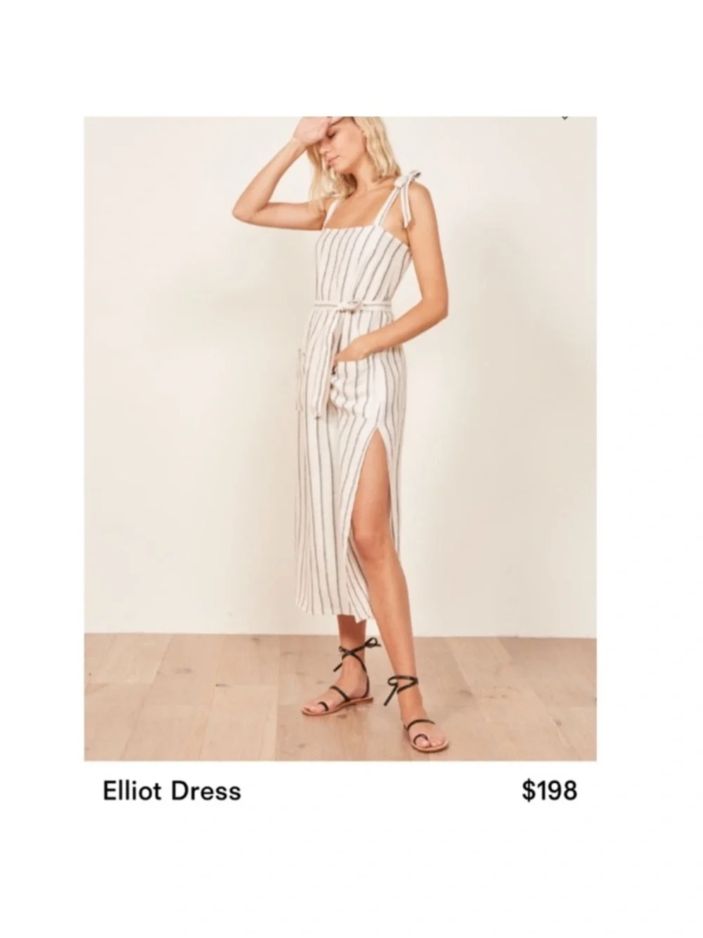 Reformation elliot striped